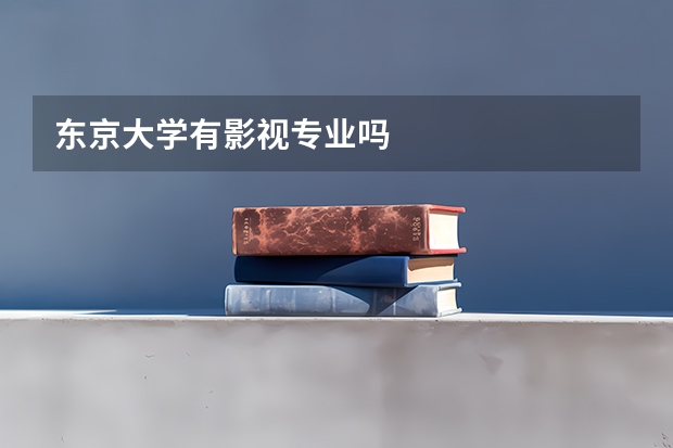 东京大学有影视专业吗