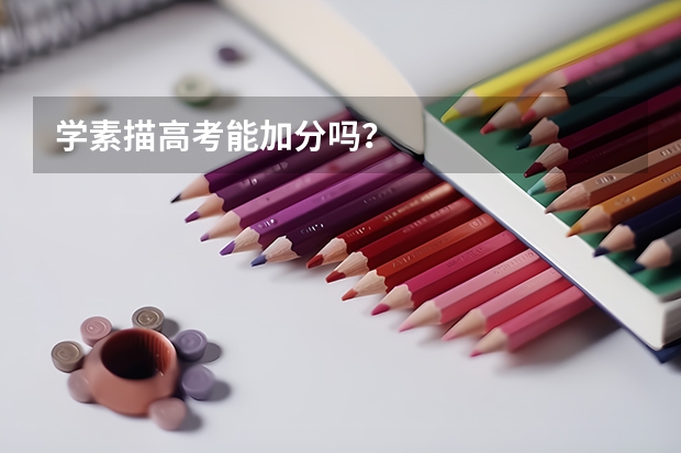 学素描高考能加分吗?